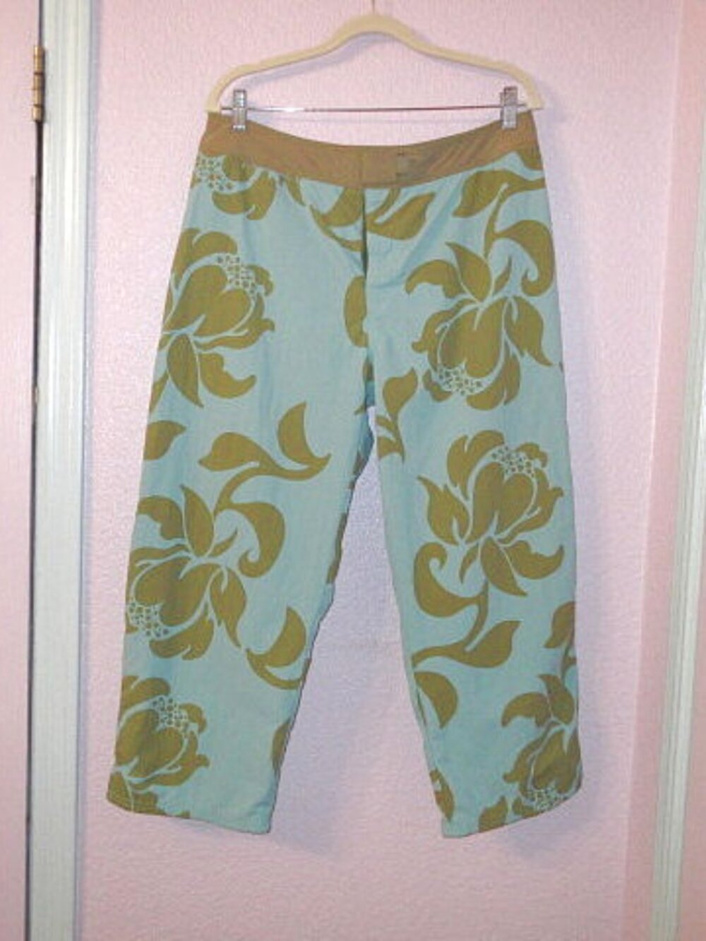 Vtg Y2K Patagonia Pataloha Kokawe Capri Pants Size 14 Hiking Gorpcore Granola